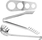Stainless Steel Pasta Fork Spaghetti Measuring Tool Pasta Cooking Utensil Kitchen Necessities Metal Spaghetti Spoon