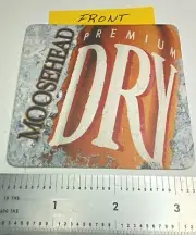 MOOSEHEAD BREWING CO of ST JOHN NB, " MOOSEHEAD PREMIUM DRY" BEER COASTER.