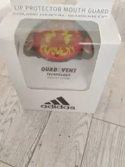 NIB ADIDAS LIP PROTECTOR MOUTH GUARD MANIAC QUAD VENT TECH OSFA FAST FREE SHIP!