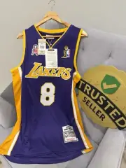 Size Large Kobe Bryant Los Angeles Lakers Purple Nba Jersey