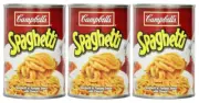 Campbell's Spaghetti in Tomato Sauce with Cheese (Pack of 3) 15.8 oz Cans