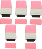 COHEALI 5pcs Privacy Seal Roller Portable Stamps for Home Privacy Protection Security