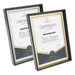 證書相框 A4獎狀框 金色銀色證書相框 玻璃A4獎狀框 鋁製A4相框 木紋A4獎狀證書相框 高級A4獎狀證書相框