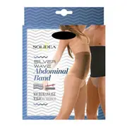Solidea Silver Wave Abdominal Band Elastic Belt Black 3ML