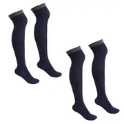 2x Tosca Anti-Swelling Leg Circulation Compression Travel Flight Socks - Medium