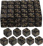 MERRYHAPY Wide Application Dice Counters Acrylic Token Dice Set Card Games Table Game