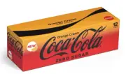 Coca-Cola Orange Cream Zero Sugar Soft Drinks 12oz Cans 12-Pack Soda