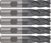 10pcs 1/2” Spray Forming Hi-Tech Material roughing end mills Fine Pitch AlCrN