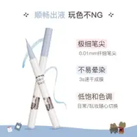 在飛比找ETMall東森購物網優惠-FLORTTE玩妝不暈染學生眼線液筆