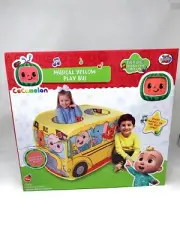 Cocomelon Musical Yellow Play Bus Tent Pop-Up Tent-NEW!