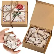 1Set Love Letter Box with Envelopes 4x4x2 Inch Tiny DIY Cards Love Notes Gifts for Him Her Love Letter Game for Long Distance Couple Romantic Supplies Love Letter Box Love Letter Game Love Letter Pap