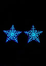 [Pastease] Glow In The Dark Spider Web Stars Pasties