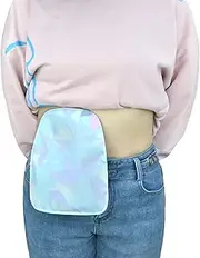 rainbowstar 2 PCS Ostomy Shower Cover Ostomy Bag Covers Waterproof for Colostomy Ileostomy Reusable Ostomy Pouch Covers, Lavender