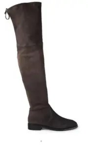 Stuart Weitzman Jocey Suede Over The Knee Boot Slate 7.5 Tieland Thigh High NEW