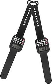 TEHAUX 1set Calculator Watch Toys Watches Children Watch Calculation Watch Calculator for Watch with Calculator Calculator Wrist Watch Child Electronic Watch Black PVC 2pcs