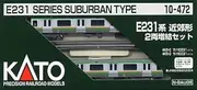 Kato 10-472 Electric Train Series E231 Suburban Type 2-Car Add-On Set
