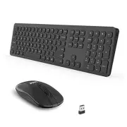 Wireless Keyboard and Mouse, Wireless Mouse and Keyboard Combo, Cordless USB