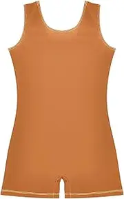 [ODAWA] Chocolate Girls Gymnastics Leotard Toddler Unitard Biketard Clothes Gym Leotards for Girls 2-10T