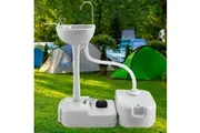 Weisshorn Camping Basin Portable Hand Wash Sink Stand 43L Capacity