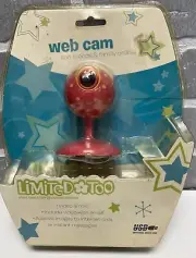 Vintage Limited Too Y2K Webcam Pink/Orange Floral Girly Design Video & Mic NIB