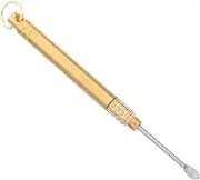Gatuida Portable Titanium Alloy Ear Cleaner Tool with Keychain Ear Wax Remover Scoop for Safe Cleaning Lightweight Design Durable Material Easy to Carry Anywhere