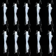 UCSAJI 10 PCS Tomato Support Hooks 10m Twine Vegetable Support Clips Vine Sup...