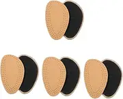 Healeved Pcs Shoe Liners Leather Latex Women's Half Insoles for Heels Forefoot Cushion Pads Anti-slip Inserts Size l
