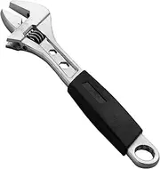 10 inch Adjustable Wrench with Softgrip Handle - Professional Shifter Spanner with Wide Caliber Opening