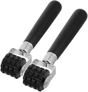 Ciieeo 2pcs Car Audio Sound Insulation Wheel Cars Sound Mat Roller Soundproofing in a Car Automotive Wheel Tool Wallpaper Remover Scoring Tool Black Plastic