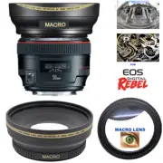 HD4 16K ULTRA WIDE FISHEYE LENS + MACRO LENS FOR CANON EF 50mm f/1.2L USM LENS