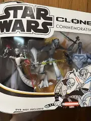 Star Wars Clone Wars Sith Attack Pack Commemorative DVD Collection 2003 NEW