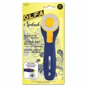 Olfa 45mm Splash Handle Rotary Cutter Navy # RTY-2C-NBL