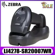Zebra Symbol LI4278-SR20007WR 1D Handheld Barcode Scanner W/ USB Cable & Cradle