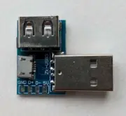 Pi-KVM USB Splitter. Combines USB power to emulate keyboard/mouse/drive