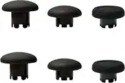 6in1 Edge controller Thumbsticks Caps Replacement for PS5 Edge Controller, Swappable Thumbsticks for PS5 Dualsense Controller, Thumbsticks Analog Joystick Caps for PS5 Dualsense Edge Controller(Black)