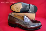 Heinrich Dinkelacker UK 6 (Eu 39) Horse Leather Shell Cordovan Wien Oxblood Ovp