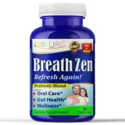 Breath Zen Breath Freshener Dental Probiotics for Bad Breath, Oral Probiotic-60C