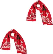 [WOFASHPURET] Scarf Winter Coats for Women Faux Collar Fur Coat Shawls Fur Cloak Christmas Furry Winter Scarves for Shawl Wraps for Women Women's Fashion Scarves Acrylic Red