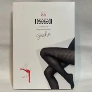 Wolford Sasha Tights - Navy Opal - 60 Denier - Small Size