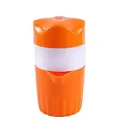 Wikhostar Hand Juicer Citrus Orange Squeezer Portable Manual Lid Rotation Press Reamer for Lemon Lime Grapefruit Kitchen Accessories