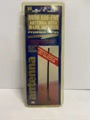 NEW Rally Mini AM-FM Antenna W/ In-Line Amplifier No. 19625