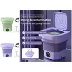 1 Set 8l Folding Laundry Tub 3 Levels Timing Decontamination Power Saving