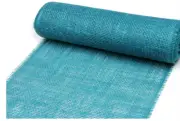 Deko High-Quality Jute Table Runner 300 mm / 5 m Turquoise