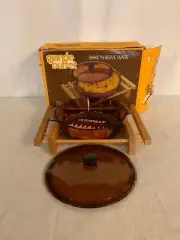 Vintage 2qt Casserole Buffet Set