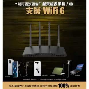 ASUS 華碩 RT-AX1800S 雙頻 WiFi 6 無線路由器 分享器 廠商直送