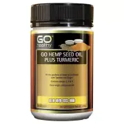 GO Healthy Hemp Seed Oil Plus Turmeric 100 SoftGel Capsules