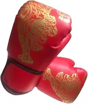 yuksok Boxing Gloves Half Finger Open Palms Multipurpose Comfortable Heavy Bag Gloves Fight Training Mitts for Punching Bag Training