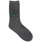 Davco Big Girls' Gray Spider Crew Socks (6/8.5) - NWT