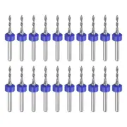 20pcs Micro PCB Drill Bits 1.75mm Tungsten Steel for CNC Engraving