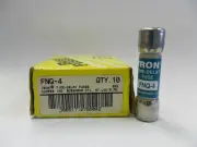 New Lot Bussmann FNQ-4 Amp Fuses Time Delay 500 Volts NIB
